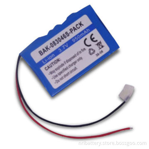 3.7V 900mAh Li-ion Rechargeable Battery for POS Terminal